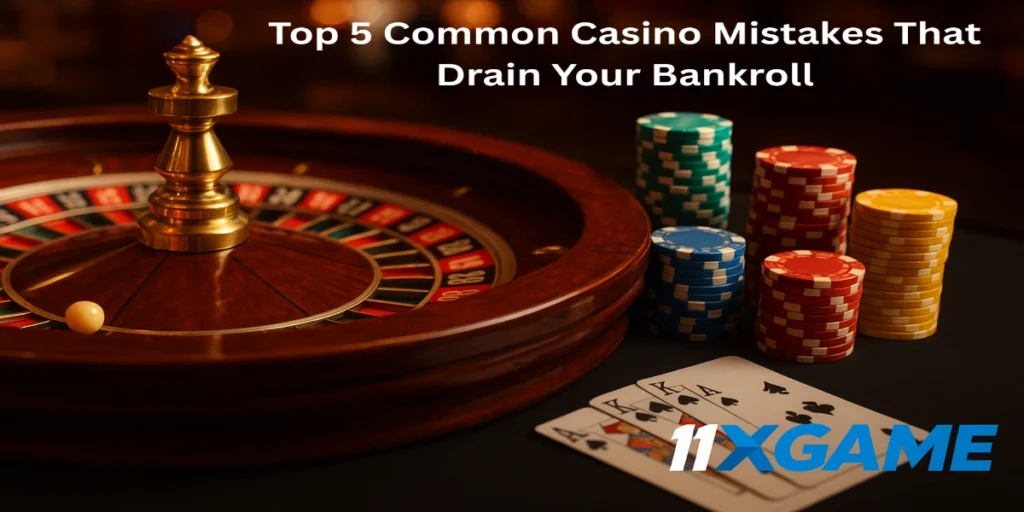 Which are the Top 5 Common Casino Mistakes That Drain Your Bankroll
