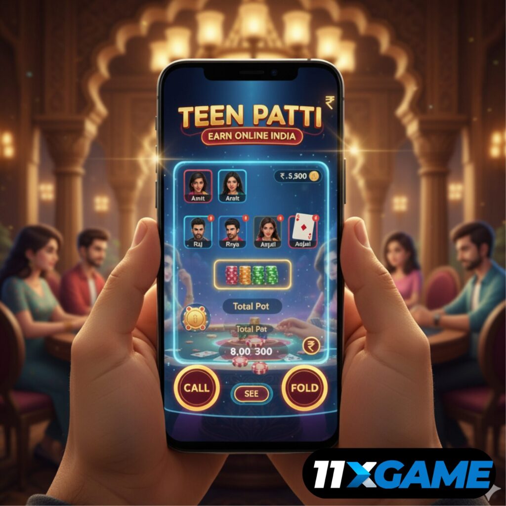Teen Patti earn online India