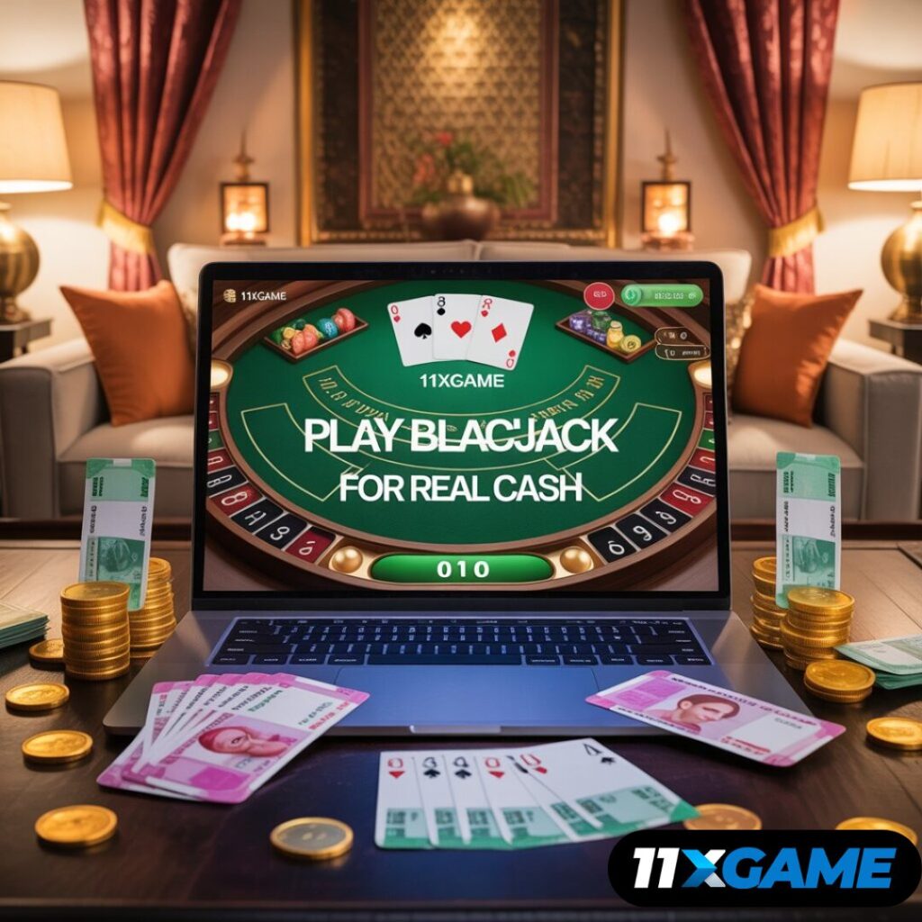 how to play blackjack for real cash in India
