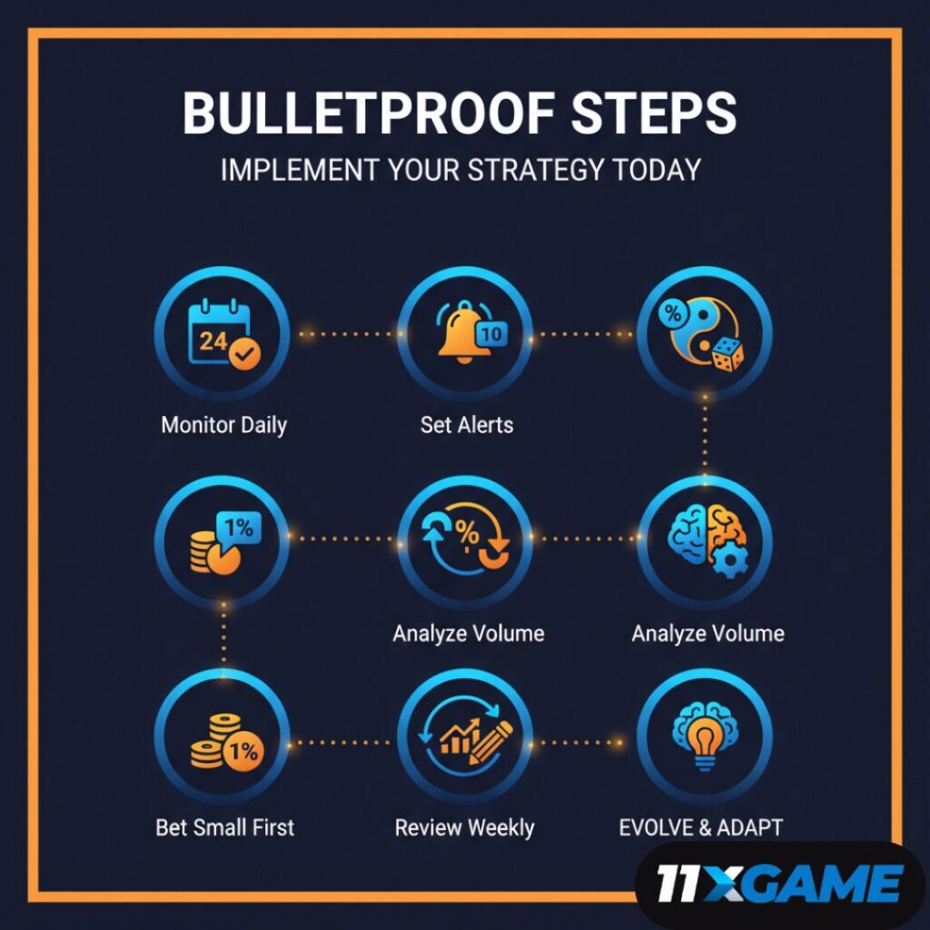 Bulletproof Steps to Implement Odds Movement Strategy Today ๐