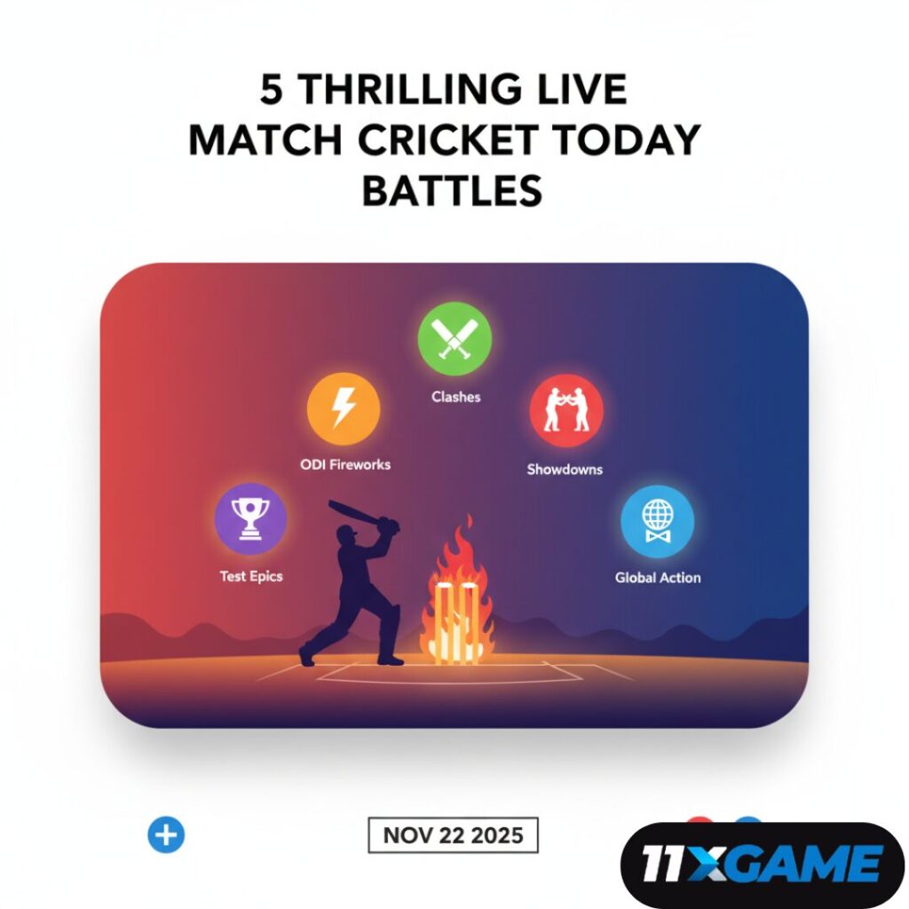 5 Thrilling Live Match Cricket Today Battles Igniting the Pitch! 🔥