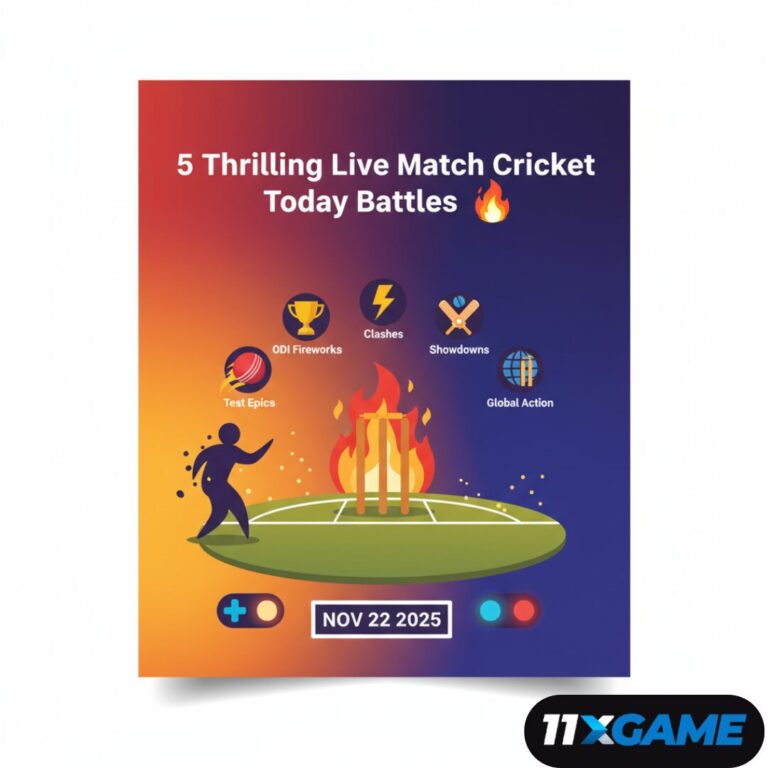 5 Thrilling Live Match Cricket Today Battles Igniting the Pitch! 🔥