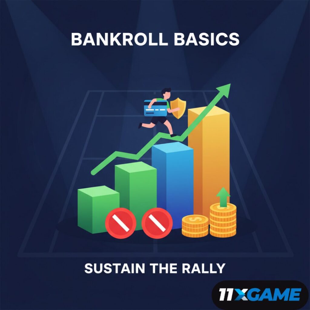 Tennis Live Betting Tip 7: Bankroll Basics – Sustain the Rally 💳
