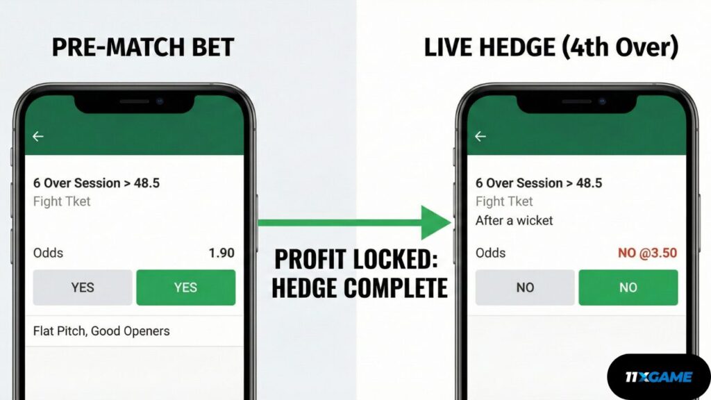 cricket betting session market strategy